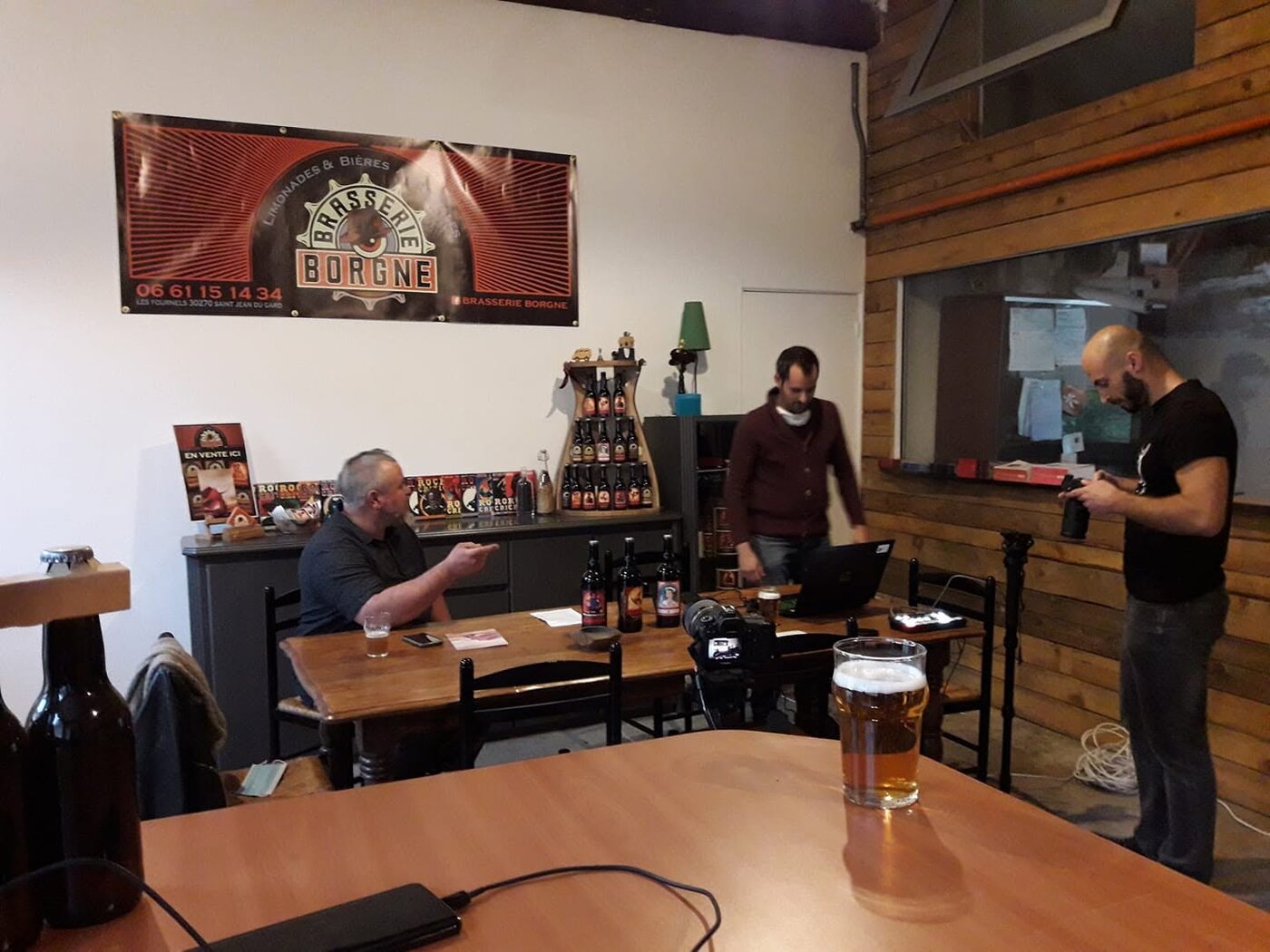 Aperçu de la future vidéo de présentation de la Brasserie Borgne